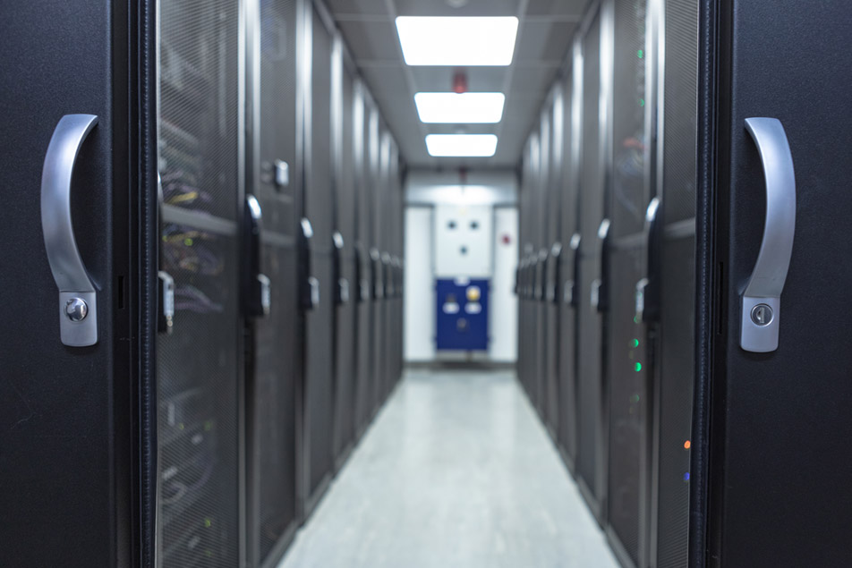 Data Floor with Racks