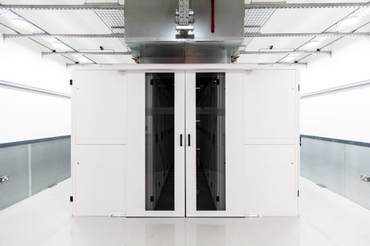 Dartford Data Floor with Racks